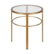 Lumeer Table + luxury glass side table + liqana