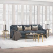 Lumeer Table + luxury glass side table + liqana