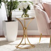 Marblina Table + modern marble side table + liqana