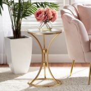 Marblina Table + modern marble side table + liqana