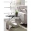 Sian Table + smoked glass oval side table + liqana