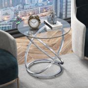 Quenty Table + decorative marble pattern side table + liqana