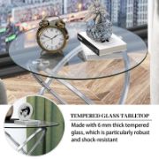 Quenty Table + decorative marble pattern side table + liqana