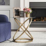 Quenty Table + decorative marble pattern side table + liqana