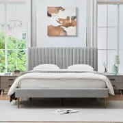 Modern Upholstered Platform Bed