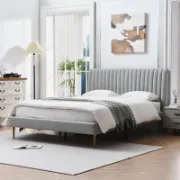 Modern Upholstered Platform Bed