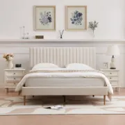 Modern Upholstered Platform Bed
