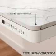 Rawasi Desk + Electric Height Adjustable Desk + liqana