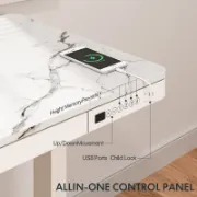 Rawasi Desk + Electric Height Adjustable Desk + liqana