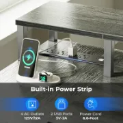 Zawaya Desk + L-Shaped Desk with Storage Shelves + liqana