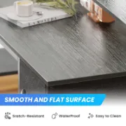 Zawaya Desk + L-Shaped Desk with Storage Shelves + liqana