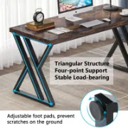 Fidaa Desk + Modern Metal Desk + liqana