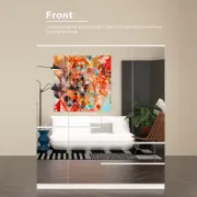 Wardrobe Closet with Mirror Doors and Drawers