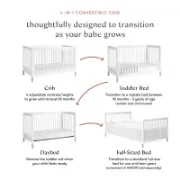 4 -in-1 Convertible Crib