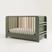 4-In-1 Convertible Crib With Drawer